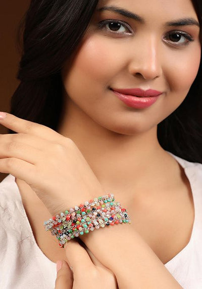 Multicolour Bead Bangles