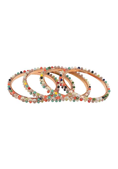 Multicolour Bead Bangles