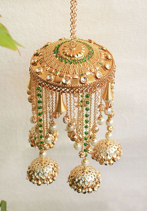 Gold Mini Green Symmetry Kaleere