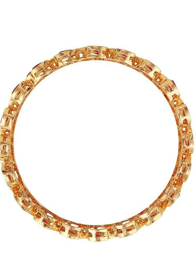 Red Cubic Zirconia Bangles