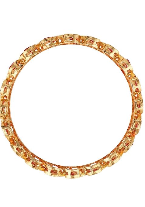 Red Cubic Zirconia Bangles