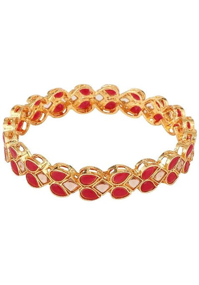 Red Cubic Zirconia Bangles