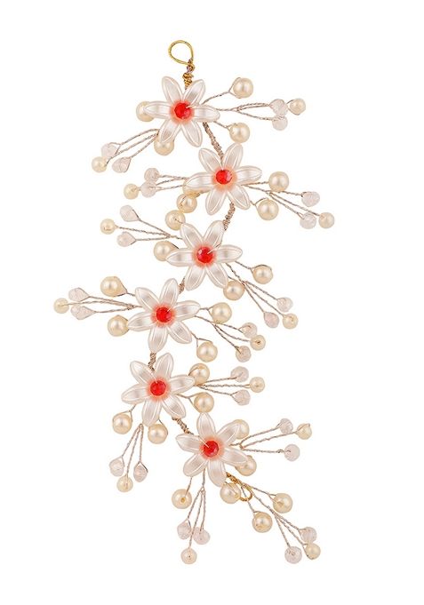 White Pearl Hair Accessory