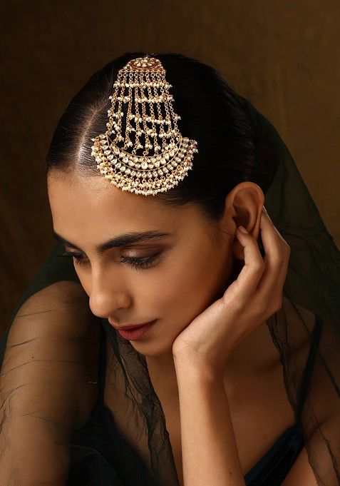 Gold Tone Polki Passa