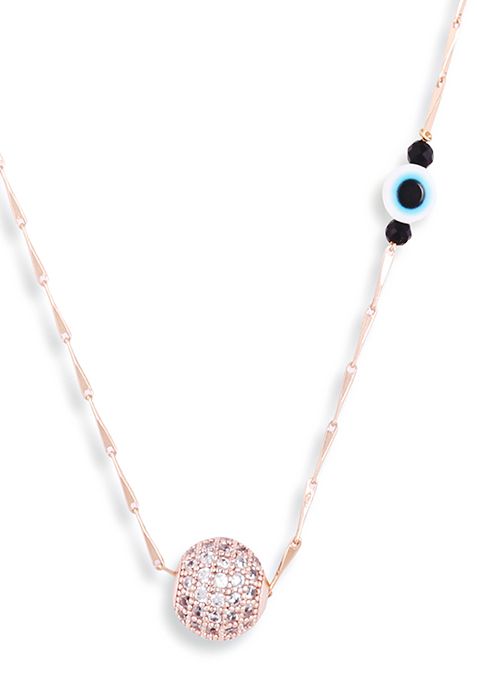 Rose Gold Plated Cubic Zircon American Diamond Mangalsutra