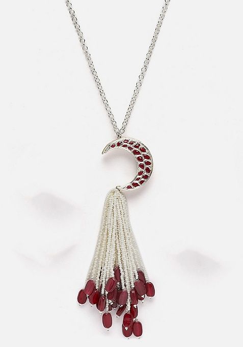 Pink And Silver Gold Plated Kundan Pearl Haar Necklaces