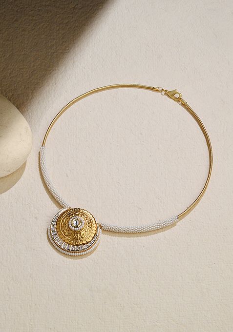 Gold Plated Minimal Mystique Necklace