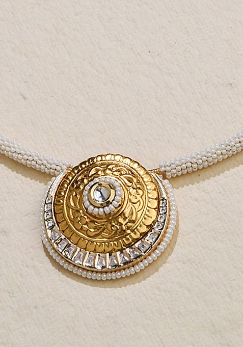 Gold Plated Minimal Mystique Necklace