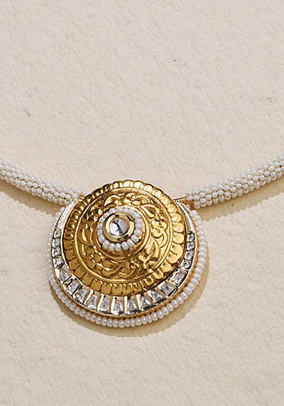 Gold Plated Minimal Mystique Necklace