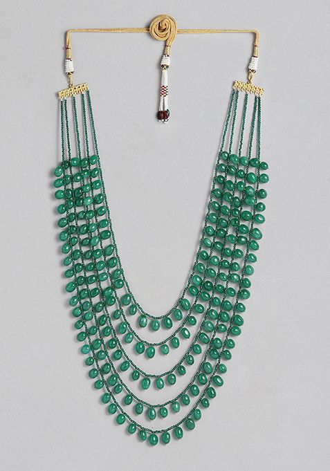 Gold Plated Cubic Zircon American Diamond Necklace