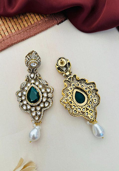 Gold Plated Cubic Zircon American Diamond Necklace