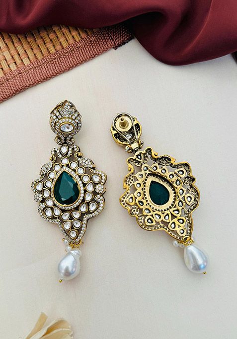 Gold Plated Cubic Zircon American Diamond Necklace