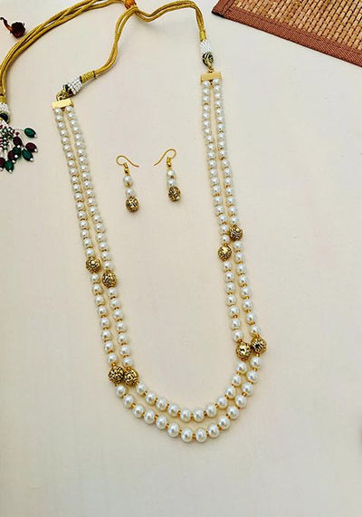 Gold Plated Cubic Zircon American Diamond Necklace