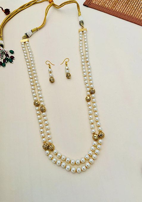 Gold Plated Cubic Zircon American Diamond Necklace