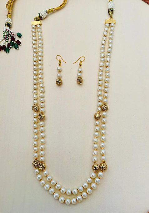 Gold Plated Cubic Zircon American Diamond Necklace
