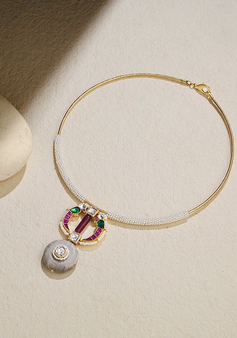 Gold Plated Enchanted Halo Necklace