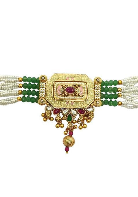 Gold Plated Necklace Set
