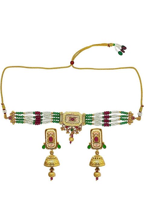 Gold Plated Necklace Set