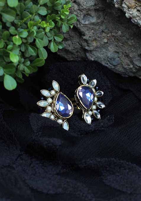 Multi Blues Hues Rings