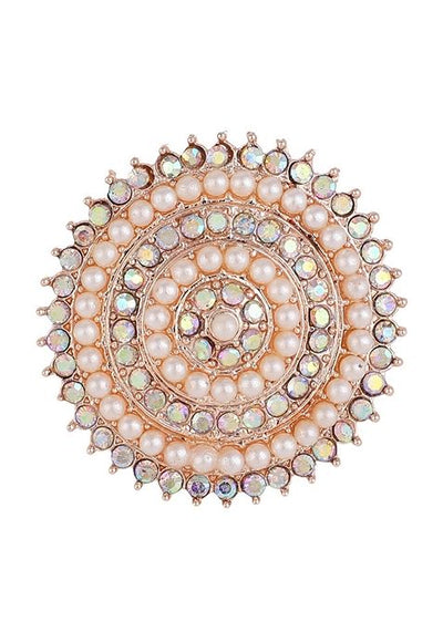 Rose Gold Pearl Ring