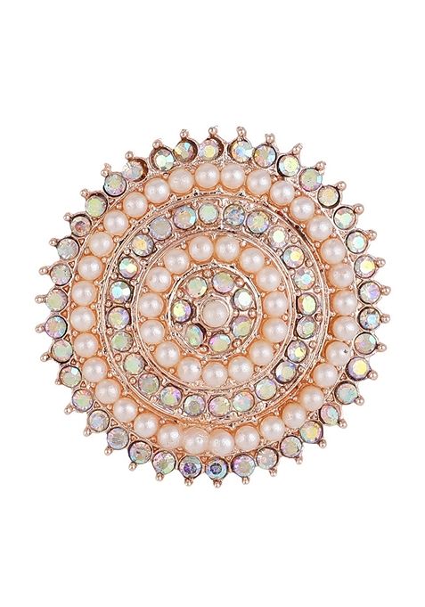 Rose Gold Pearl Ring