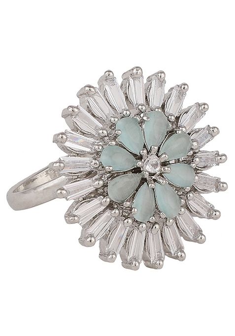 Pink American Diamond Ring