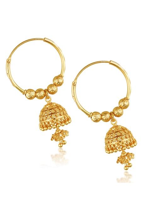 Gold Plated Alloy Stud Earrings